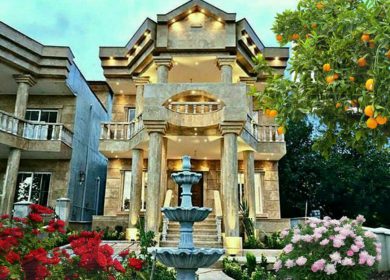 فروش کاخ ویلا سلطنتی نما سنگ سه کنتور نصب منطقه برند نور | 430 متر
