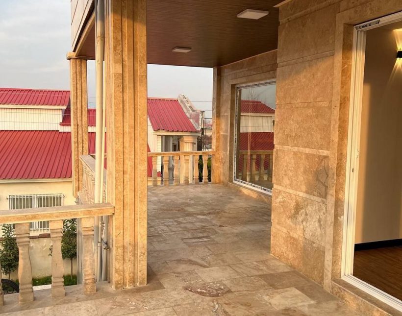 خرید ویلا نما سنگ ۲۵۰ متر زمین معاوضه با خودرو | ۲۵۰ متر