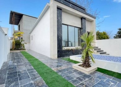 خرید ویلا فلت نما مدرن استخر دار 190 متری کراتکتی چمستان | 190 متر
