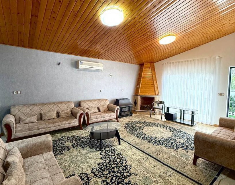خرید ویلا در چمستان مبله ۱۲۰ متر بنا | ۲۰۰ متر