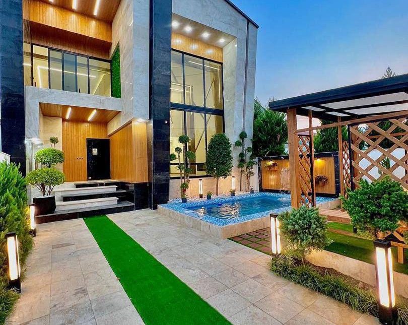 خرید ویلا مازندران نوار جنگلی نور امیرآباد دوبلکس مدرن استخردار | 270 متر