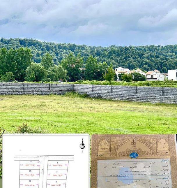 خرید زمین در سلیاکتی نور ۳۰۰ متری سند تک برگ | ۳۰۰ متر
