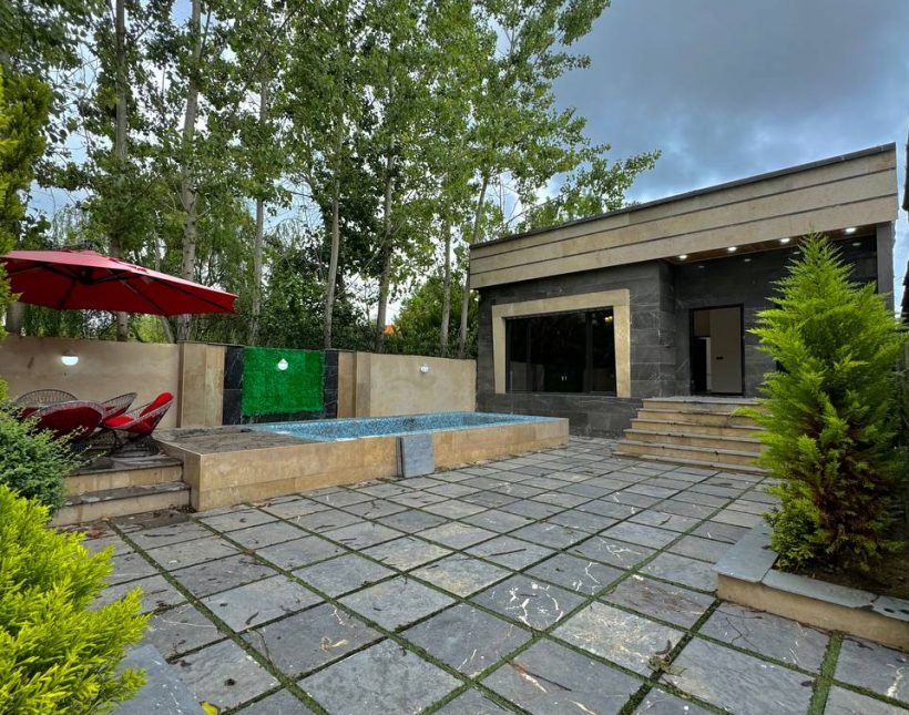 خرید ویلا آپادانا چمستان ۴۰۰ متری استخر دار جنگلی | ۴۰۰ متر