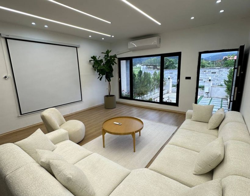 خرید ویلا فلت ۲۰۰ متری روف دار مبله کامل بهدشت چمستان | ۲۰۰ متر