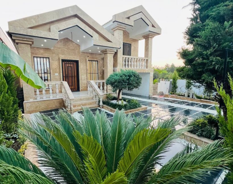 خرید ویلا پیلوت نما سنگ در عباسکلا چمستان | ۲۴۰ متر