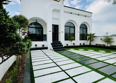 خرید ویلا با نمای مراکشی خوش سازه ۲۱۰ متری آپادانا | ۲۱۰ متر