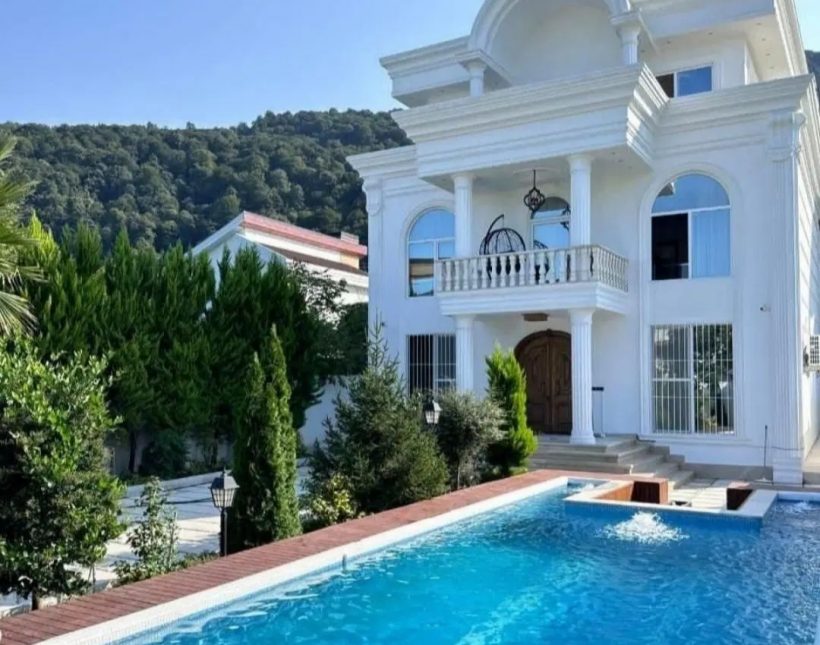 خرید ویلا در جوربند چمستان ۴۰۰متری دوبلکس نما رومی استخردار | ۴۰۰ متر