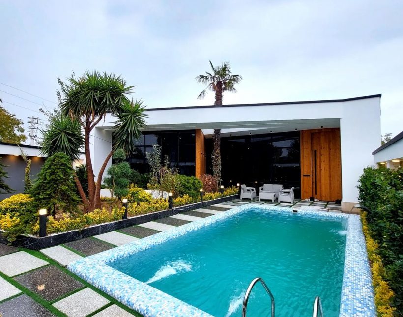 خرید ویلا فلت مدرن استخردار فول فرنیش شهرکی همصفا | ۳۰۰ متر