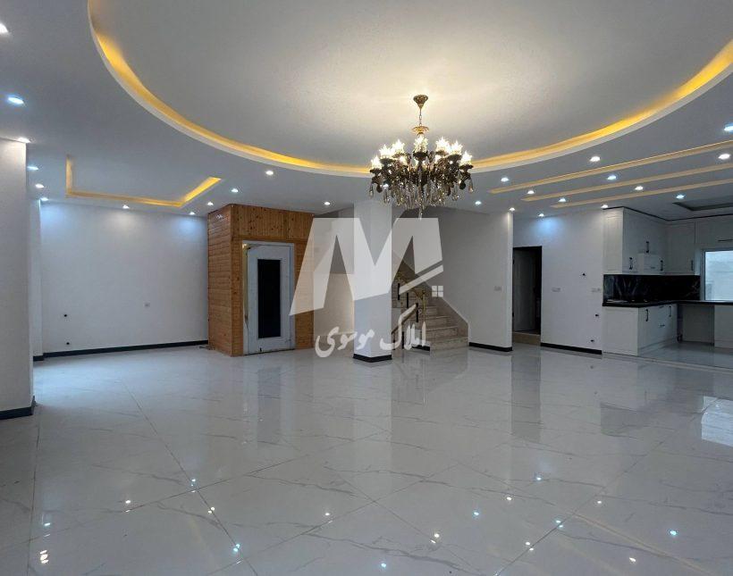 خرید ویلا باغ ۴۵۰ متری نما رومی شهرکی پلاک ۱ جنگل سعادت آباد چمستان | ۳۴۰ متر