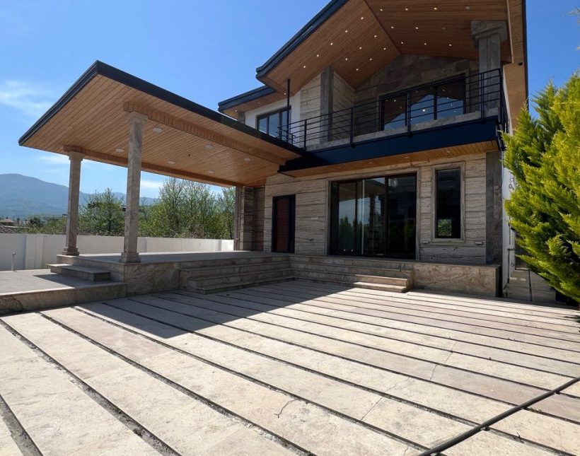 خرید ویلا دوبلکس استخر دار نوساز سند تک برگ 455متری عالم کلا نوشهر | 455 متر