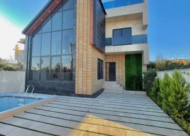 خرید ویلا نما انگلیسی استخردار سند دار امیرآباد چمستان | ۲۳۰ متر