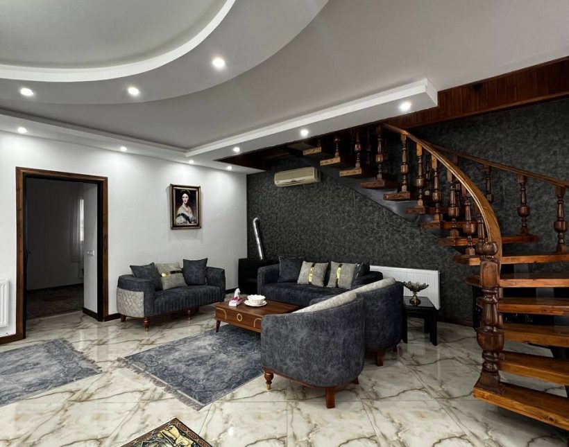 خرید کاخ ویلای تریبلکس ۶۰۰متری با استخر روباز در سعادت‌آباد چمستان | ۶۰۰ متر