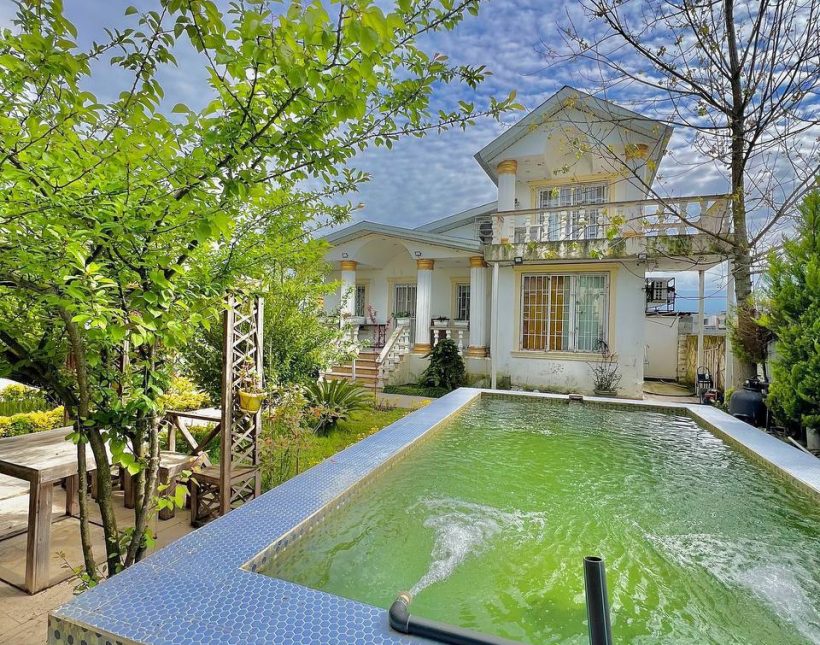 خرید ویلا باغ ۴۰۰ متری در آهودشت چمستان سند تک برگ | ۴۰۰ متر