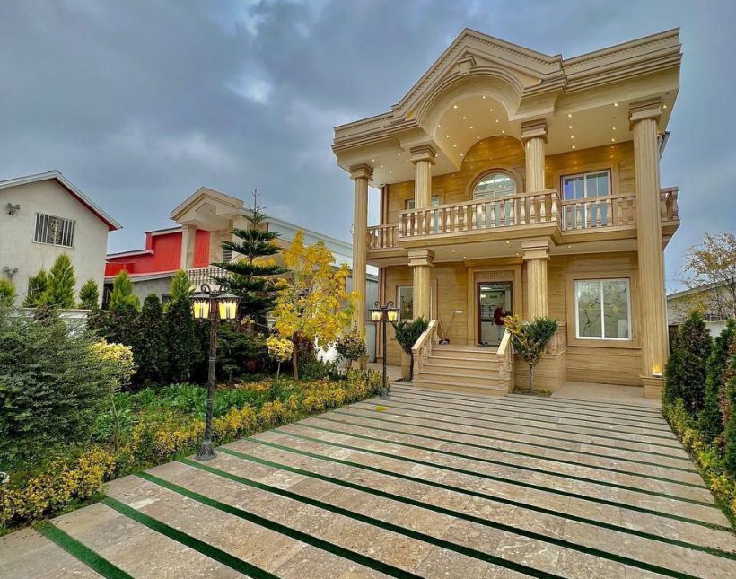 خرید ویلا دوبلکس نما سنگ ۲۵۰متری در نصرت اباد نور | ۲۵۰ متر
