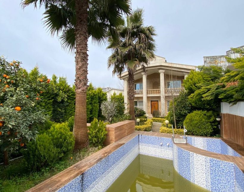 خرید ویلا باغ 400 متری مدارک کامل منطقه سعادت آباد چمستان | 400 متر