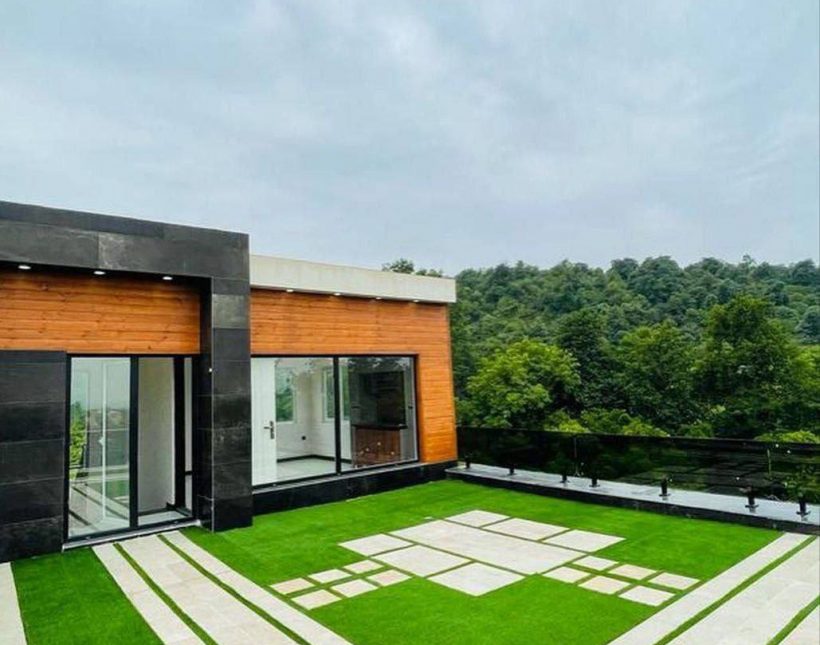 فروش ویلا باغ با ویو جنگلی شهرکی با گیت نگهبانی منطقه سیاه‌کلا چمستان | 280 متر