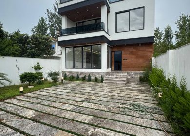 خرید ویلا دوبلکس نما مدرن استخر دار 330 متری گنجیاب نور | 330 متر