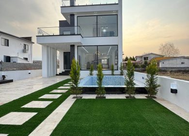 خرید ویلا دوبلکس نما مدرن استخر دار 350 متری الیمالات نور | 350 متر