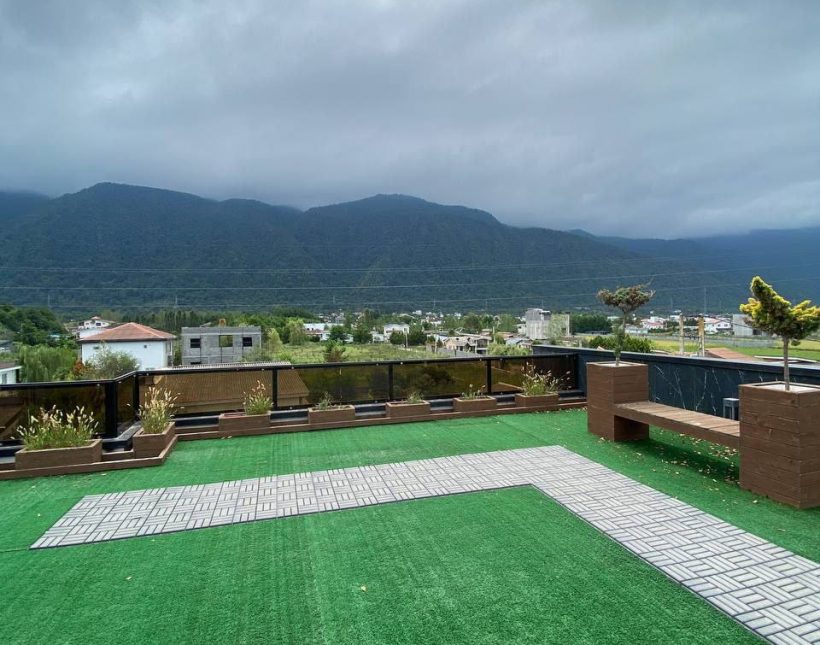 خرید ویلای دوبلکس لوکس با استخر ۴ فصل و روف‌گاردن انارور نوشهر | 350 متر