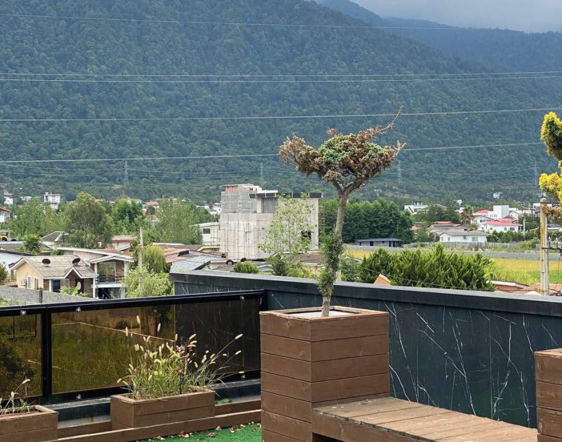 خرید ویلای دوبلکس لوکس با استخر ۴ فصل و روف‌گاردن انارور نوشهر | 350 متر