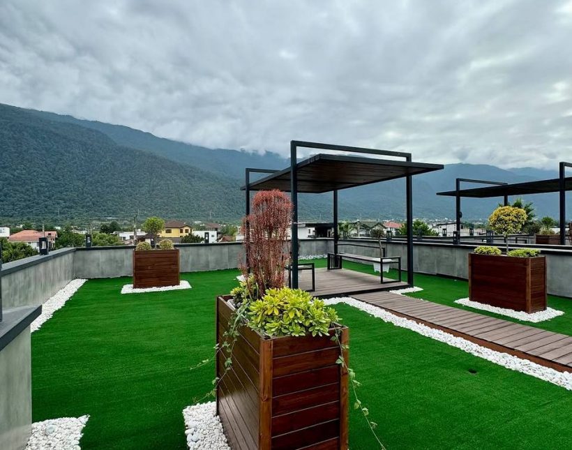 خرید ویلای دوبلکس مدرن با استخر دهکده کتی نوشهر | 350 متر