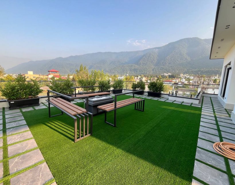 فروش ویلای تریبلکس مدرن با دابل روف‌گاردن و ویوی ابدی چلندر نوشهر | 400 متر