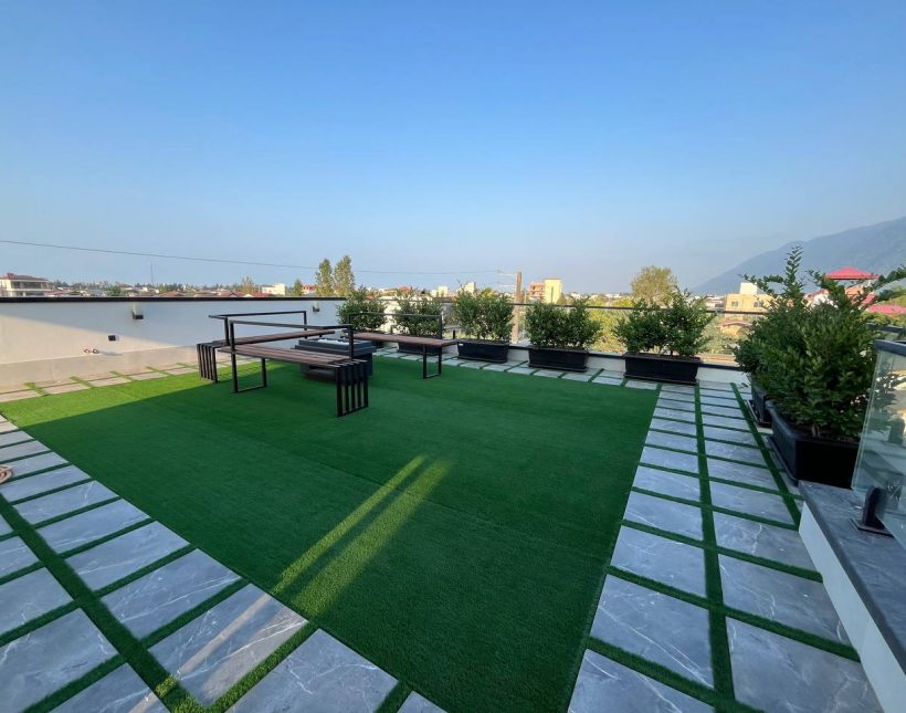 فروش ویلای تریبلکس مدرن با دابل روف‌گاردن و ویوی ابدی چلندر نوشهر | 400 متر