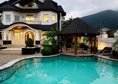 خرید ویلا ۱۰۰۰ متری سند دار با استخر ‌ویو دامنه جنگل نوشهر | ۱۰۰۰ متر