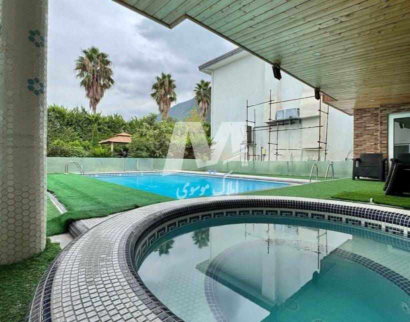 خرید ویلا باغ ۱۳۰۰ متری استخر دار و فول فرنیش نوشهر | ۱۳۰۰ متر