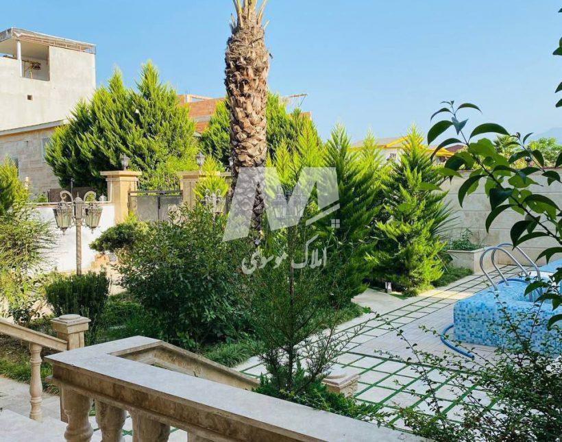 خرید ویلای نما کلاسیک ۴۰۰ متری با استخر در سعادت‌آباد چمستان | ۴۰۰ متر