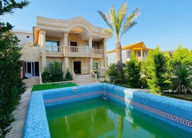 خرید ویلای نما کلاسیک ۴۰۰ متری با استخر در سعادت‌آباد چمستان | ۴۰۰ متر