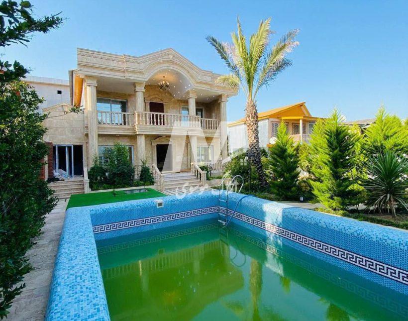 خرید ویلای نما کلاسیک ۴۰۰ متری با استخر در سعادت‌آباد چمستان | ۴۰۰ متر