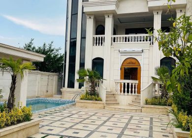 خرید کاخ ویلای شهرکی مبله با استخر در چمستان سعادت‌ آباد | ۴۰۰ متر
