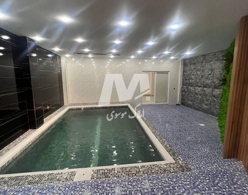 فروش ویلا شیک و لاکچری استخر دار ۲۵۰ متر بنا چمستان | ۲۰۰ متر