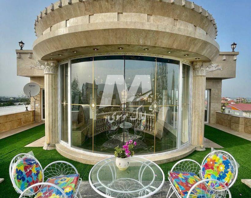 خرید کاخ ویلای ۵۰۰ متری با استخر در سعادت‌آباد چمستان | ۴۰۰ متر