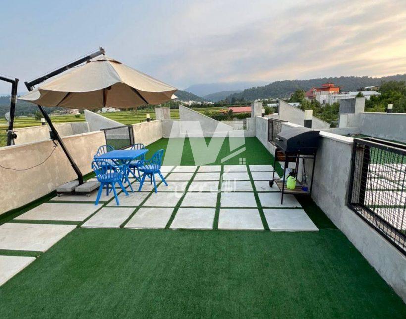 خرید ویلا فلت مینیمال مبله با دید کوه و جنگل چمستان بهدشت | ۲۰۰ متر