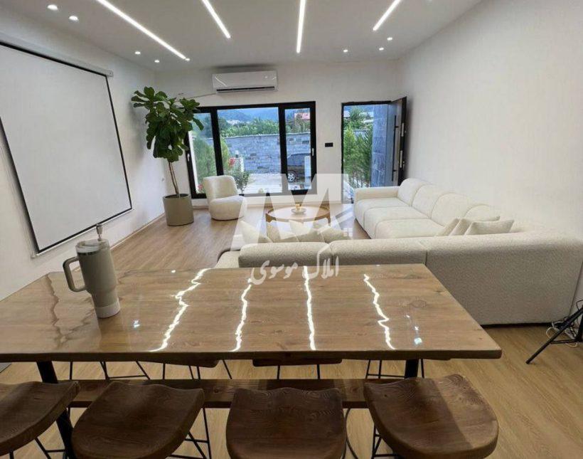 خرید ویلا فلت مینیمال مبله با دید کوه و جنگل چمستان بهدشت | ۲۰۰ متر