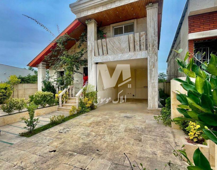 فروش باغ ویلا نیم پیلوت 250 متری سند شش دانگ چمستان | 250 متر