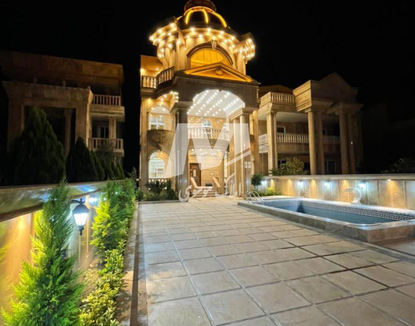خرید کاخ ویلای ۴۰۰ متری شهرک هکتاری با استخر در سعادتآباد چمستان | ۴۰۰ متر