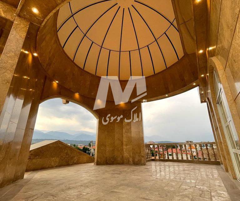 خرید کاخ ویلای ۴۰۰ متری شهرک هکتاری با استخر در سعادت‌آباد چمستان | ۴۰۰ متر