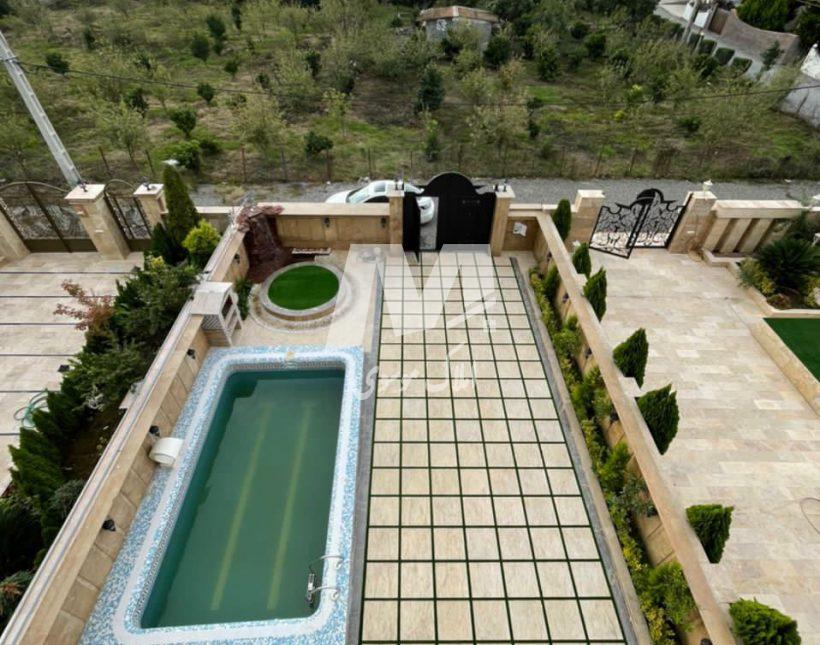 خرید کاخ ویلای ۴۰۰ متری شهرک هکتاری با استخر در سعادت‌آباد چمستان | ۴۰۰ متر