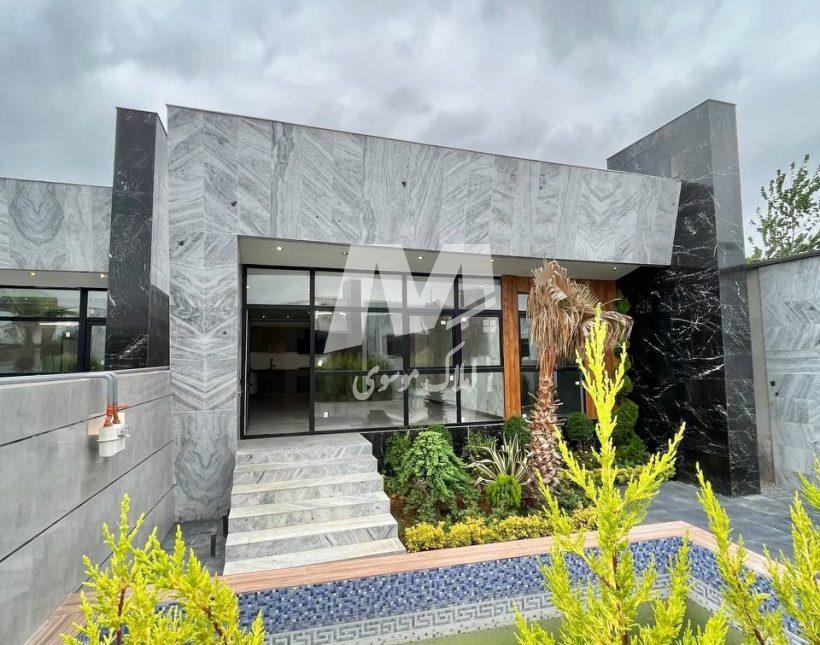 خرید ویلای فلت مدرن با استخر روباز در آهودشت چمستان | ۲۵۰ متر