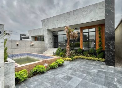 خرید ویلای فلت مدرن با استخر روباز در آهودشت چمستان | ۲۵۰ متر