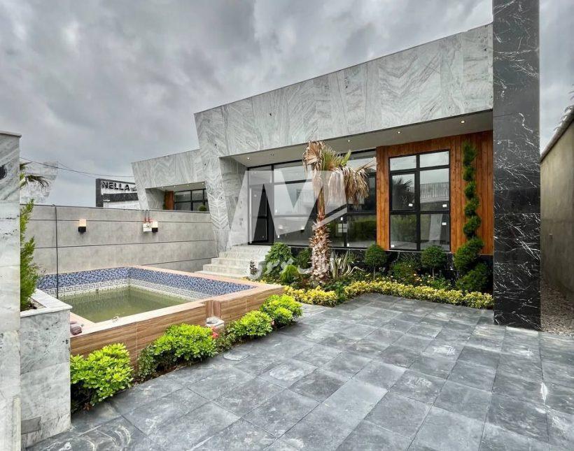 خرید ویلای فلت مدرن با استخر روباز در آهودشت چمستان | ۲۵۰ متر