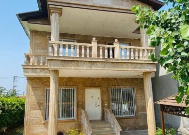 خرید ویلا نما سنگ ۲۶۰ متری در نصرت آباد چمستان | ۲۶۰ متر