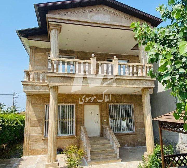 خرید ویلا نما سنگ ۲۶۰ متری در نصرت آباد چمستان | ۲۶۰ متر