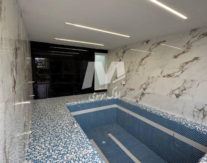 خرید ویلا نیم پیلوت نما مدرن استخر دار 230 متری بهدشت چمستان | 230 متر