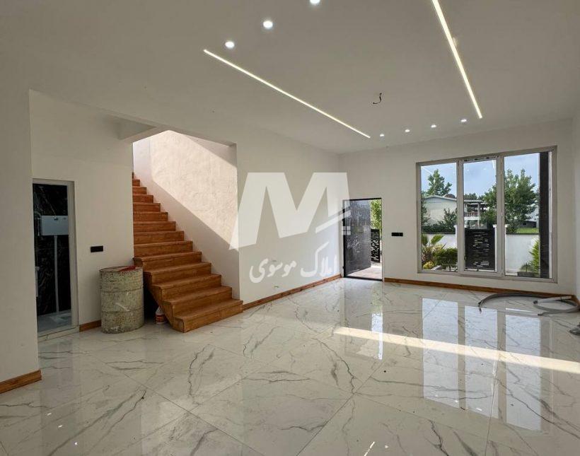 خرید ویلا نیم پیلوت نما مدرن استخر دار 230 متری بهدشت چمستان | 230 متر