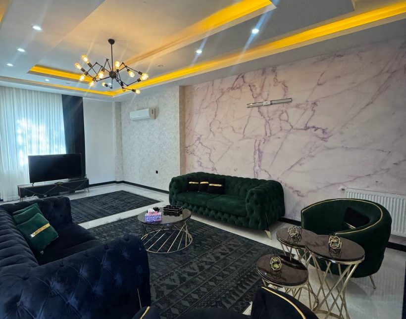 ویلا مبله شهرکی با روف‌گاردن و ویوی کوه و جنگل در چمستان بهدشت | ۲۵۰ متر