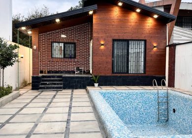 ویلا باغ استخر دار نزدیک دریای نور ۲۶۰ متری دوخوابه فرنیش | 260 متر